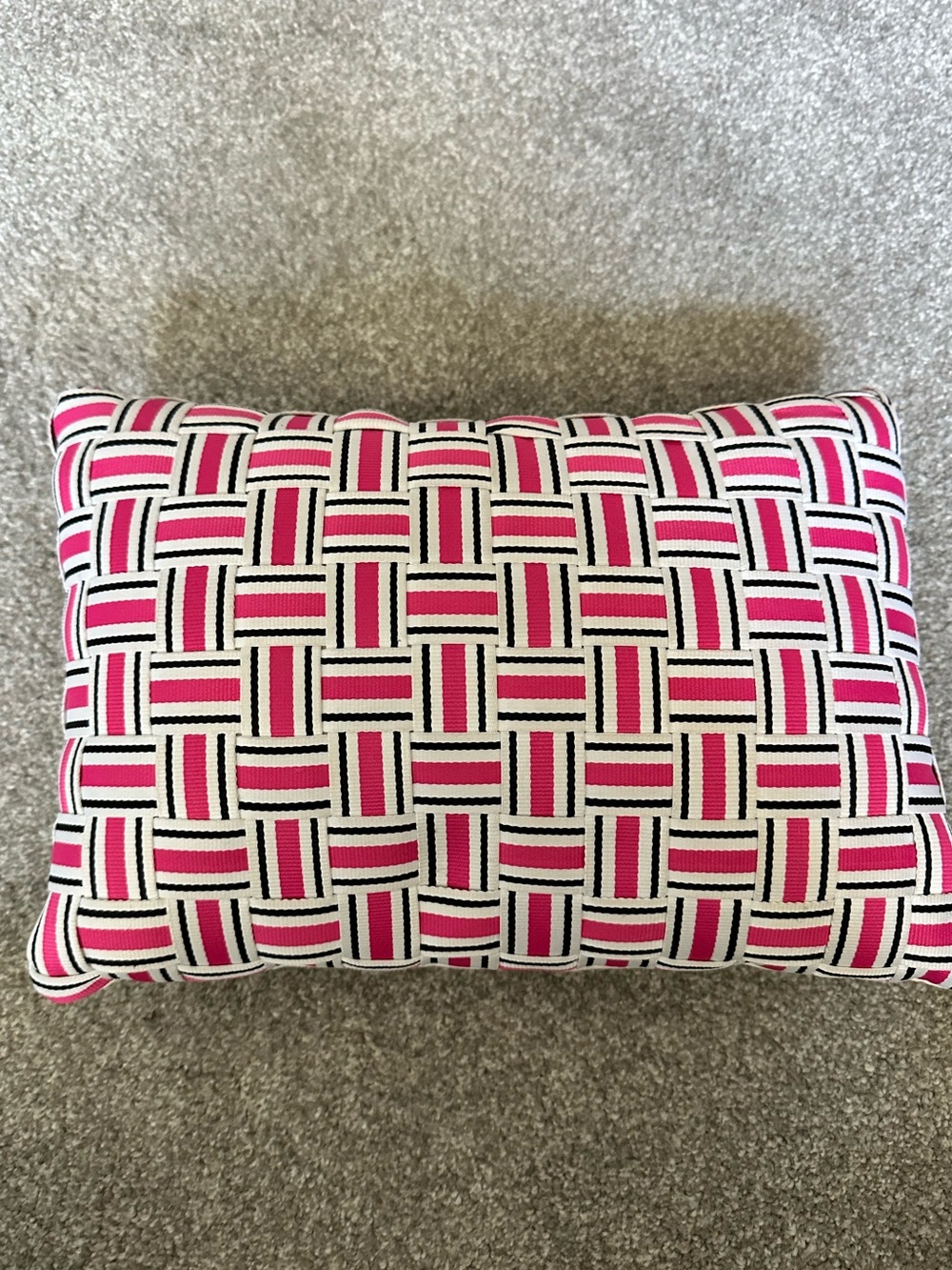 Ribbon Weave Throw Pillow